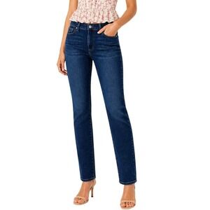 PAIGE Hoxton Ankle Jeans Women 30 Dark Blue High Rise Skinny Stretch Denim